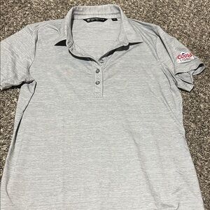 Travis Mathew Light Gray Polo Shirt